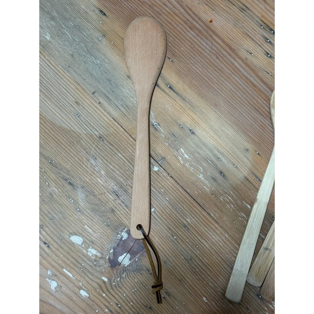 Holly Jolly Wooden‎ Spoon Holiday Kitchen Decor Utensil